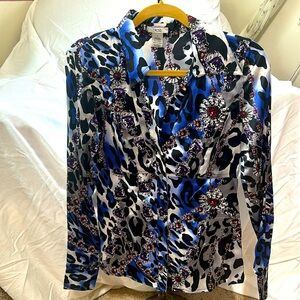 Cache silk blouse